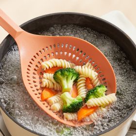 Nylon drainage spoon home kitchen large drainage spoon fishing dumplings fishing noodles spoon strainer food grade high temperature resistant str (select: VN068-pink) Nylon drainage spoon home kitchen large drainage spoon fishing dumplings fishing noodles spoon strainer food grade high temperature resistant str (select: VN068-pink)